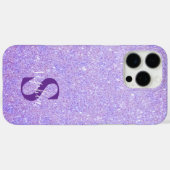 Eleganter, glänzender monogrammierter Name Case-Mate iPhone Hülle (Rückseite (Horizontal))