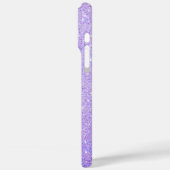 Eleganter, glänzender monogrammierter Name Case-Mate iPhone Hülle (Rückseite / Links)