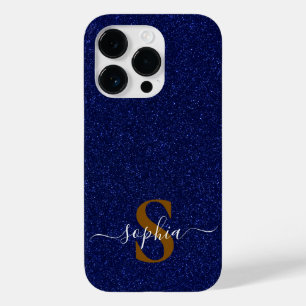 Eleganter glänzender monogrammierter Name Case-Mate iPhone 14 Pro Hülle