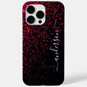 Eleganter glänzender monogrammierter Name Case-Mate iPhone 14 Pro Max Hülle