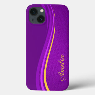 Eleganter, glänzender monogrammierter Name Case-Mate iPhone Hülle