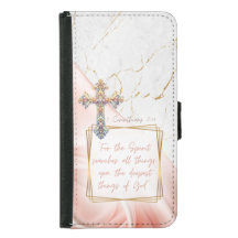 Eleganter Glaube Rose Satin Marmor Verzierte Paste