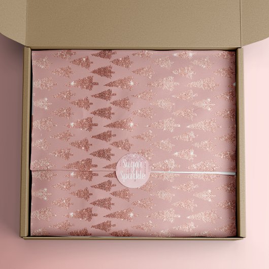 Eleganter Glitzer aus Rose, goldfarben, pink lila  Seidenpapier