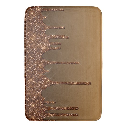 Eleganter Glitzer Badematte (Vorderseite Vertikal)