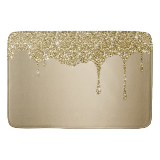 Eleganter Glitzer Badematte