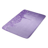 Eleganter Glitzer Badematte (Schrägansicht)