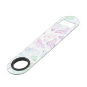 Eleganter Glitzer Butterfly Design Speed Flaschenöffner (Vorderseite Schrägansicht)