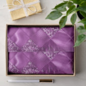 Eleganter Glitzer Diamant Lattice Muster Seidenpapier (Geschenk)