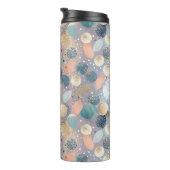 Eleganter Glitzer Dot & Brushstroke Abstrakt Thermosbecher (Nach rechts gedreht)