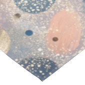 Eleganter Glitzer Dot & Brushstroke Abstrakt Tischdecke (Schrägansicht)