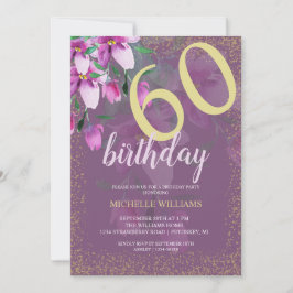 Eleganter Glitzer Einladung