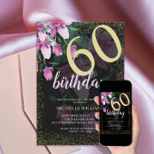 Eleganter Glitzer Einladung