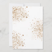 Eleganter Glitzer Einladung (Rückseite)