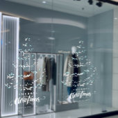 Eleganter Glitzer Fensteraufkleber