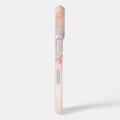 Eleganter Glitzer Girly Pink Case-Mate iPhone Hülle (Rückseite / Rechts)