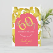 Eleganter Glitzer Gold Butterfly Calligrafy Dankeskarte (Stehend Vorderseite)