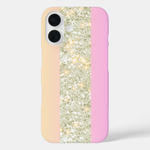 Eleganter Glitzer Gradient Design iPhone/iPad Fall iPhone 16 Hülle