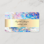 Eleganter Glitzer Imitate Lashes Opal Treuekarte (Rückseite)