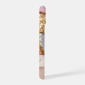 Eleganter Glitzer in Rosa, Blau, Gold und Silber iPhone 15 Hülle (Rechte Seite)