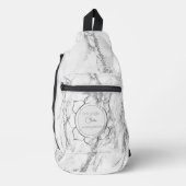 Eleganter Glitzer Marble Branding Crossbody Bag (Vorderseite)