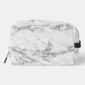 Eleganter Glitzer Marble Lotus Mandala Branding Waschbeutel (Rückseite)