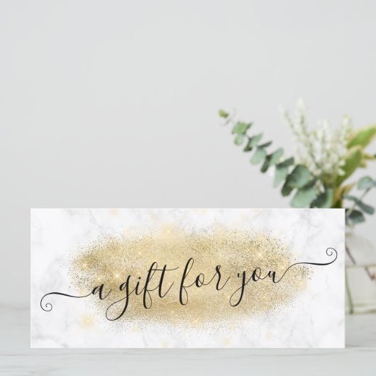 Eleganter Glitzer-Marmor-Makeup-Künstler (Stehend Vorderseite)