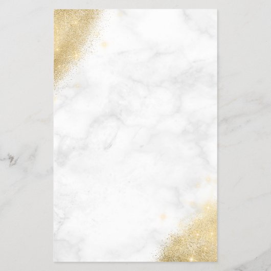 Eleganter Glitzer-Marmor-Makeup-Künstler Flyer (Hinten)