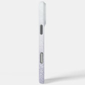 Eleganter Glitzer mit Monogramm Name Case-Mate iPhone Hülle (Rückseite / Rechts)