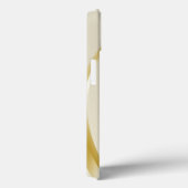 Eleganter Glitzer mit Monogramm Name Case-Mate iPhone Hülle (Rückseite / Rechts)