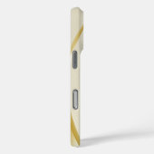 Eleganter Glitzer mit Monogramm Name Case-Mate iPhone Hülle (Rückseite / Rechts)