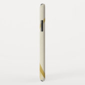 Eleganter Glitzer mit Monogramm Name Case-Mate iPhone Hülle (Hinten/Rechts)