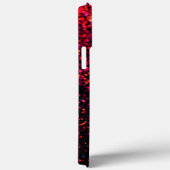 Eleganter Glitzer mit Monogramm Name Case-Mate iPhone Hülle (Rückseite / Rechts)