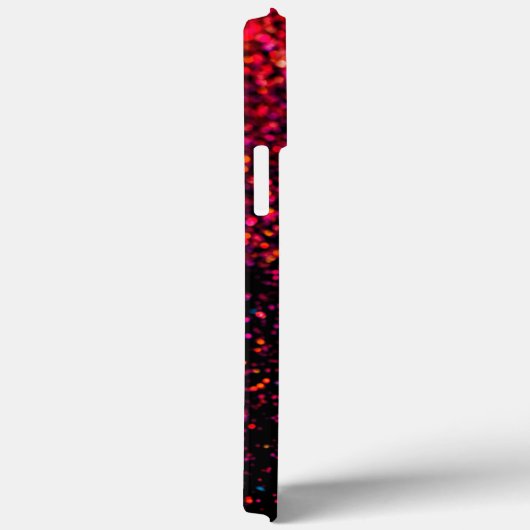 Eleganter Glitzer mit Monogramm Name Case-Mate iPhone Hülle (Rückseite / Rechts)