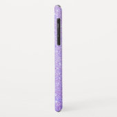 Eleganter Glitzer mit Monogramm Name Case-Mate iPhone Hülle (Hinten/Links)