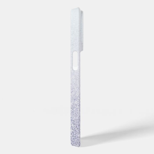 Eleganter Glitzer mit Monogramm Name Case-Mate iPhone Hülle (Rückseite / Rechts)