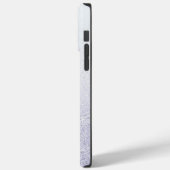 Eleganter Glitzer mit Monogramm Name Case-Mate iPhone Hülle (Rückseite / Links)