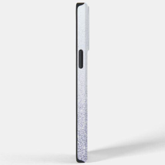 Eleganter Glitzer mit Monogramm Name Case-Mate iPhone Hülle (Rückseite / Rechts)