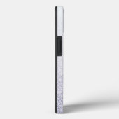 Eleganter Glitzer mit Monogramm Name Case-Mate iPhone Hülle (Rückseite / Rechts)