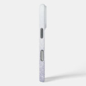 Eleganter Glitzer mit Monogramm Name Case-Mate iPhone Hülle (Rückseite / Rechts)