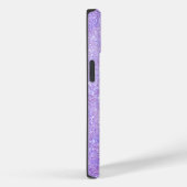 Eleganter Glitzer mit Monogramm Name Case-Mate iPhone Hülle (Rückseite / Rechts)