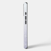 Eleganter Glitzer mit Monogramm Name Case-Mate iPhone Hülle (Rückseite / Links)