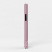 Eleganter Glitzer mit rosa Rosengold Tropfen Case-Mate iPhone Hülle (Hinten/Rechts)