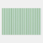 Eleganter Glitzer - Streifen Geschenkpapier Set (Vorderseite 3)