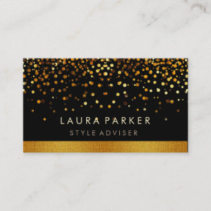 Eleganter Glitzer Subtle Gold Imitate Hintergrund Visitenkarte