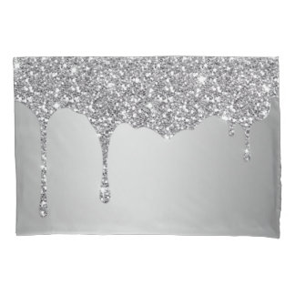 Eleganter Glitzer-Textur Pillowcase Kissenbezug