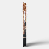 Eleganter Glitzer Tropfen Case-Mate iPhone Hülle (Rückseite / Links)