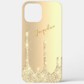 Eleganter Glitzer-Tropfen Case-Mate iPhone Hülle (Rückseite)