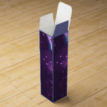 Eleganter Glitzer und Glitzern Dynamische Linien Wein-Geschenkverpackung<br><div class="desc">Elegante,  farbenfrohe Glitzer- und Glitzern-Dynamik</div>