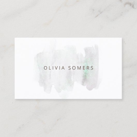 Eleganter Glitzer Visitenkarte (Vorderseite)