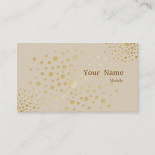 Eleganter Glitzer Visitenkarte